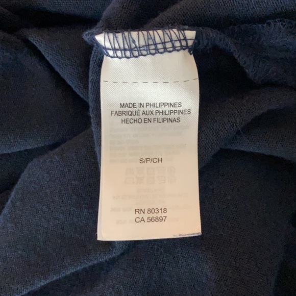 Lucky Brand Navy Blue V Neck Knit Long Sweater Small - Picture 6 of 7